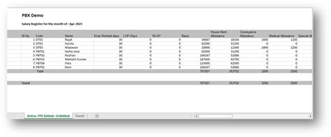 Changes in the Monthly Salary Report : Help Center