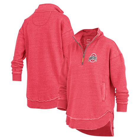 Women's Pressbox Scarlet Ohio State Buckeyes Northfork Sojourn Poncho ...