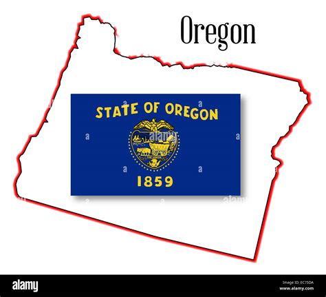 Oregon State Map Stock Photos & Oregon State Map Stock Images - Alamy