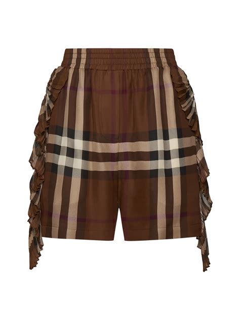 Burberry Chiara Brown Silk Pants Burberry
