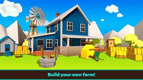 Block Farm Heavy Building Simulator: Excavator Digging and Truck ...