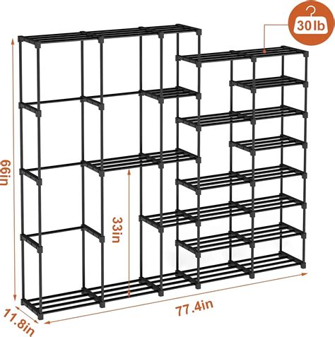 Armadio Guardaroba Modulare RELOVE Blu - Componibile, Portatile, 74x37x110 Cm, Per Camera E Soggiorno