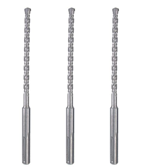 Max-Power 3 Pcs SDS Plus Rotary Hammer Rotary Drill Bit Carbide Tipped ...
