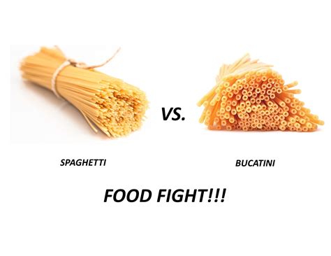 FOOD FIGHT!! PASTA - Spaghetti vs. Bucatini - Chef's Mandala