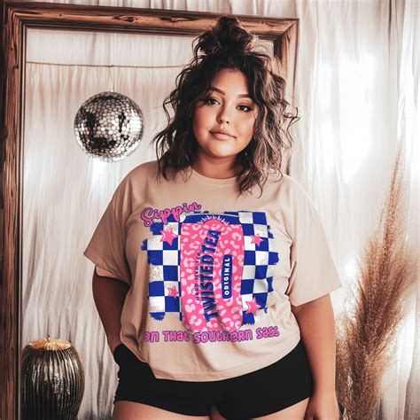 Southern Sass twisted tea T-shirt Png - Distressedinkdesigns