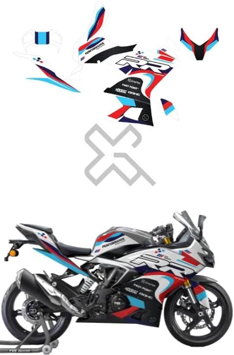 Grayfixx RR Edition Full Body Sticker for Apache 310 RR | Printed in ...
