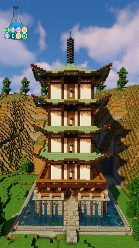 Image result for Small Minecraft Pagoda Tutorials