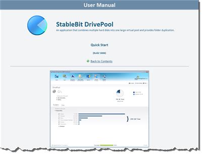 StableBit DrivePool User Manual