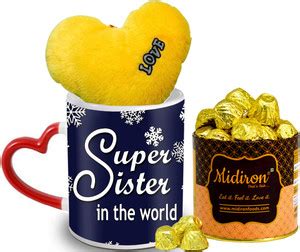 Midiron Lovely Gifts For Sister, Luxury Chocolate Bar With Printed ...