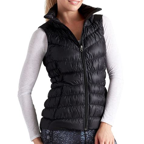 ATHLETA Downalicious Deluxe Vest in Black | Womens puffer vest, Cozy ...