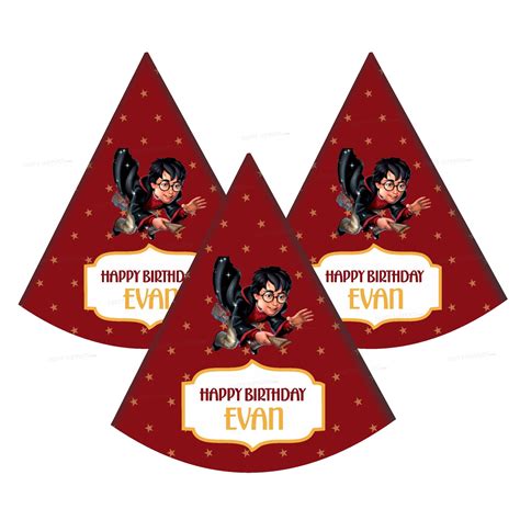 Harry Potter Theme Customized Hat | Party Supplies India Online