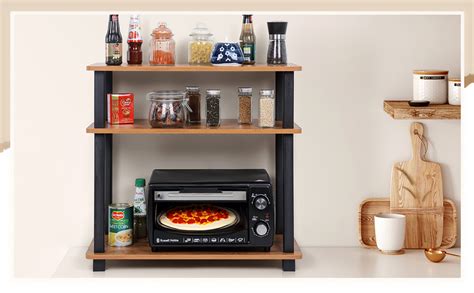 Livzing 3 Tier Turn-N-Tube Wooden Bedside Table for Bedroom ...