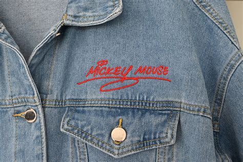 Mickey Mouse Autograph Embroidery File .PES - Etsy