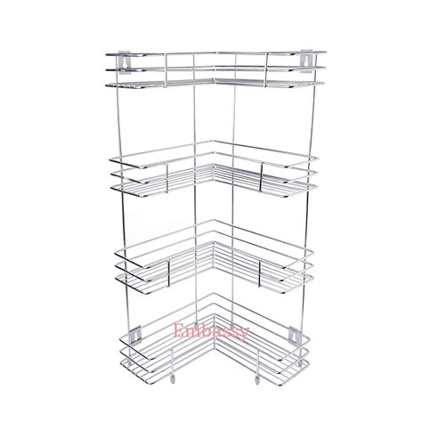 Buy Embassy L-Shaped Corner Stand/Rack, Quadruple (4-Tier), 33X75 Cms ...
