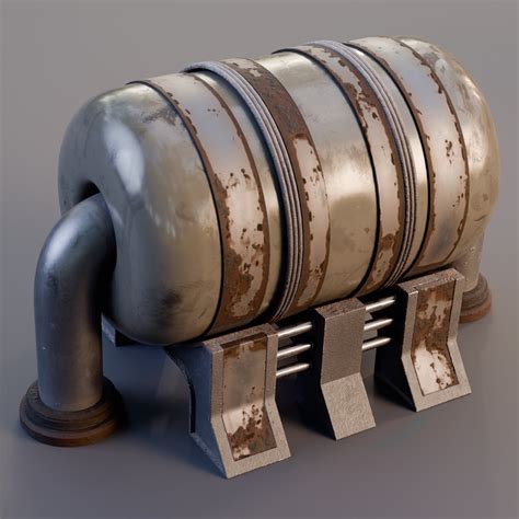 Sci-Fi Water-Tank | FREE Containers models | BlenderKit