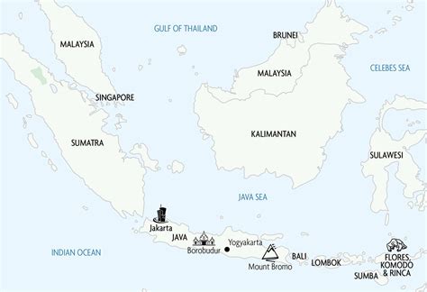 Map Of Indonesia Islands