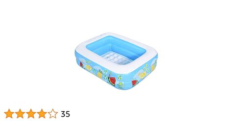 Fruit Design Kids Pool 120cm Inflatable Kiddie Pool With Soft Floor ...
