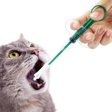 Pet Pill Shooter for Cats and Dogs, Soft Tip Pet Medicine Dispenser ...