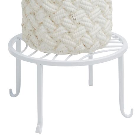 White Plant Riser, Small | At Home