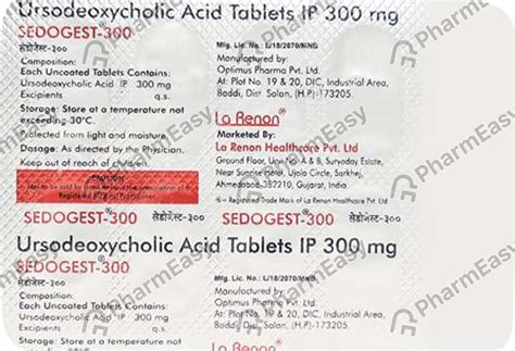 Buy Sedogest 300mg Tablet 10'S Online at Flat 15% OFF | PharmEasy