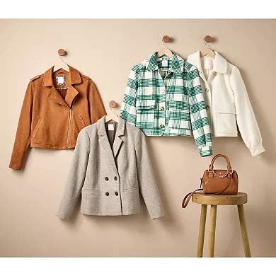 Women's LC Lauren Conrad Double Breasted Notch Collar Blazer