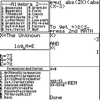 The Ultimate Algebra II and Geometry Collection!! - ticalc.org