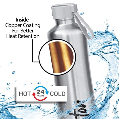 New Tiara 600 Thermosteel 24 Hours Hot & Cold Water Bottle, 490 ml ...