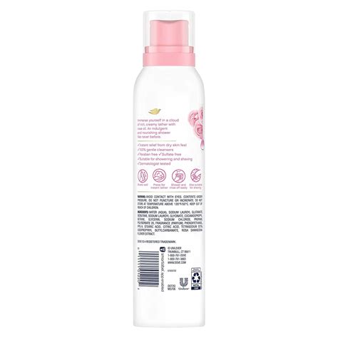 Buy Unilever Dove Body Wash Mousse with Rose Oil Effectively Washes ...