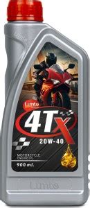 LUMTO 20W40 4TX 900ml P1 for Bike Petrol Engine Oil for Four Stroke ...