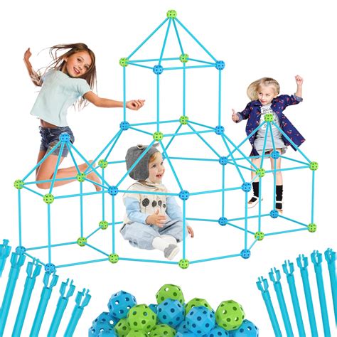 Buy Fort Building Kit for Kids, 120 Pieces Forts Builder Gift Build ...