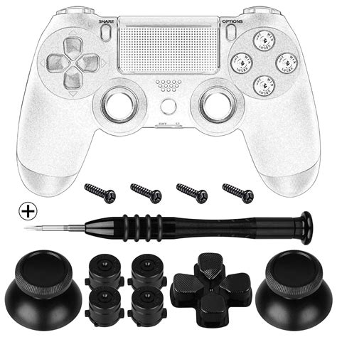 Geekria Replacement Joystick Repair Kit, Metal Buttons for DualShock 4 ...
