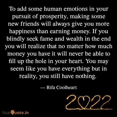 To add some human emotion... | Quotes & Writings by Rifa Coolheart ...