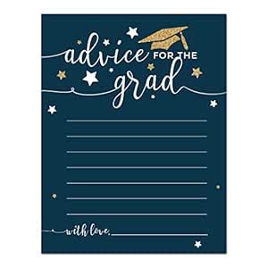 Andaz Press Navy Blue and Gold Glittering Graduation Party Collection ...