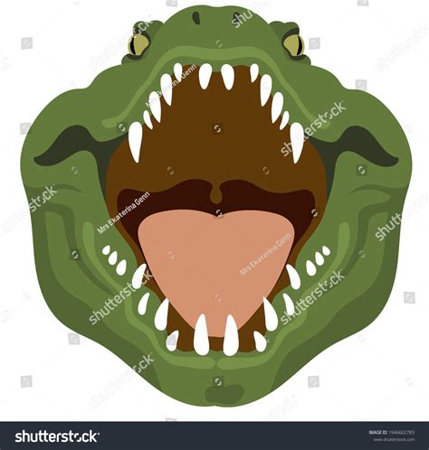 Easy Crocodile Head Drawing