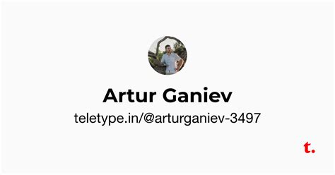 Artur Ganiev — Teletype