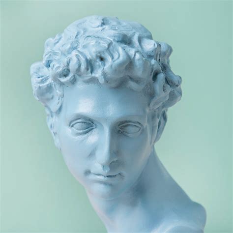 Ancient Greek Sculpture Blue Online - Premium Decor Object | Nestasia