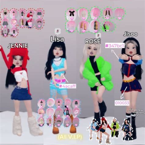 BLACKPINK DTI outfits ideas!! Themes: My idol, K-POP, Singer, Famous ...