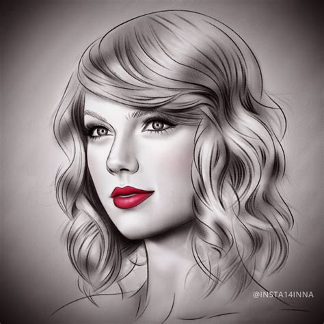 Taylor Swift Drawing Ideas Easy - Drawing Styles