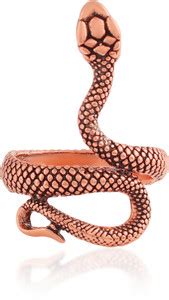 morir Brass Metal Copper Finish Adjustable Nagdevta Snake Cobra Shaped ...