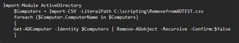 Image result for PowerShell Script to Remove Computer From Ad with Confirmation