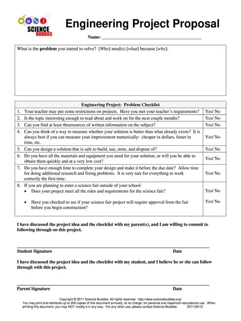Image result for Science Project Proposal Form