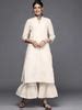 Buy Off White Solid Cotton Kurta Online at Rs.719 | Libas