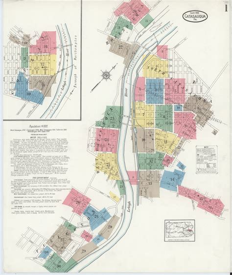 Sanborn Fire Insurance Map from Catasauqua, Lehigh County, Pennsylvania ...