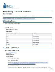 Image result for Math 1442 Elementary Statistical Methods