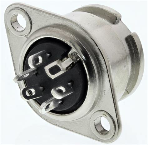 RS PRO | RS PRO 5 Pole Din Socket, 1A, 100 V ac, Bayonet, Female ...