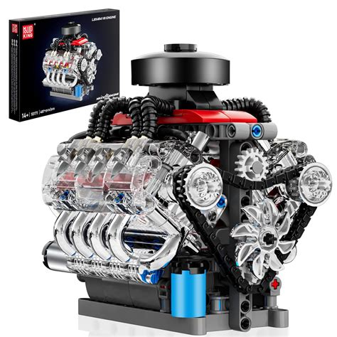 Mould King Mini V8 Engine Kits That Runs Build Your | Desertcart INDIA