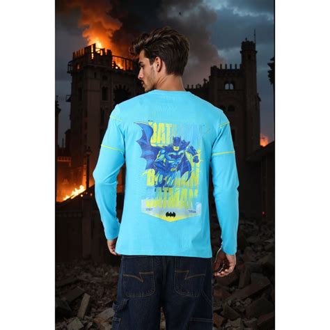Buy The Indian Garage Co Men Slim Fit Batman Printed Crew Neck T-Shirt ...