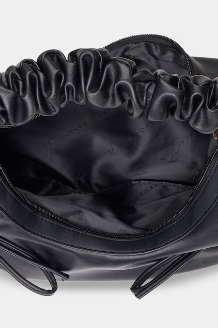 Black Solid Party PU Women Shoulder Bags - Selling Fast at Pantaloons.com