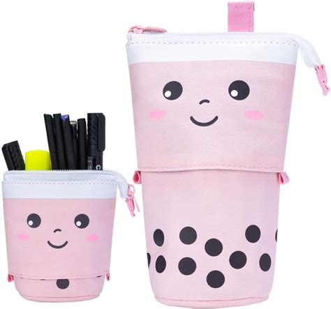 Buy INOVERA (LABEL) Standing Pencil Case Cute Telescopic Pen Holder ...