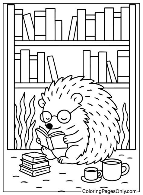 30+ Cozy Library Coloring Pages - Free Printable PDF & Online Coloring